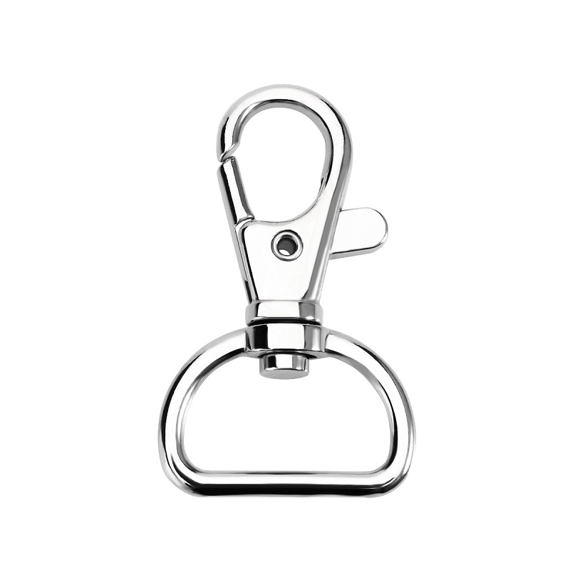 Custom Zinc Alloy Manufacturer Die Casting Single Ended Spring Key Ring Buckle to Attach Flag to Halyard Rope