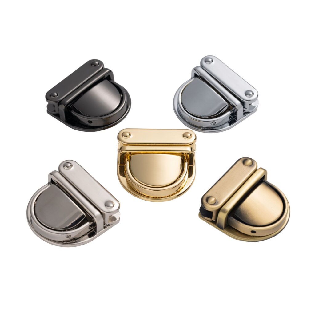 Zinc Alloy Die Casting Bag Push Lock For Purses