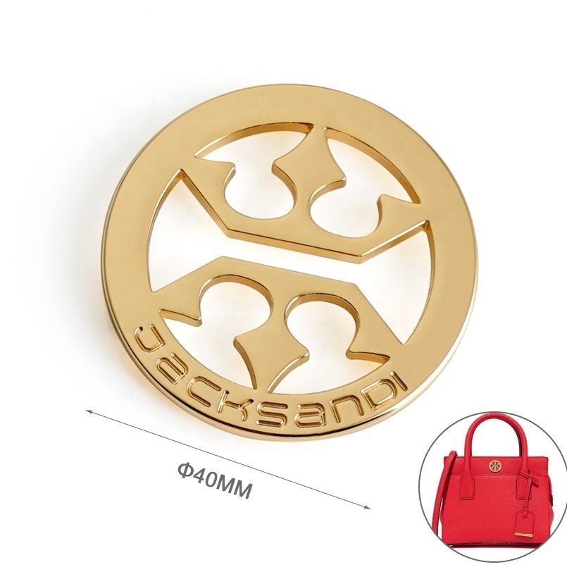 Custom Made Metal Hollow Bag Tag For Handbags And Purse