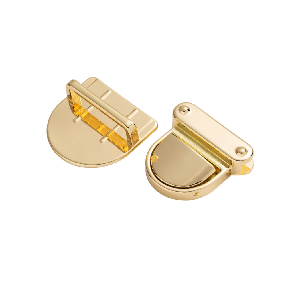 Custom Design Zinc Die Casting Metal Hardware Bag Clip Lock