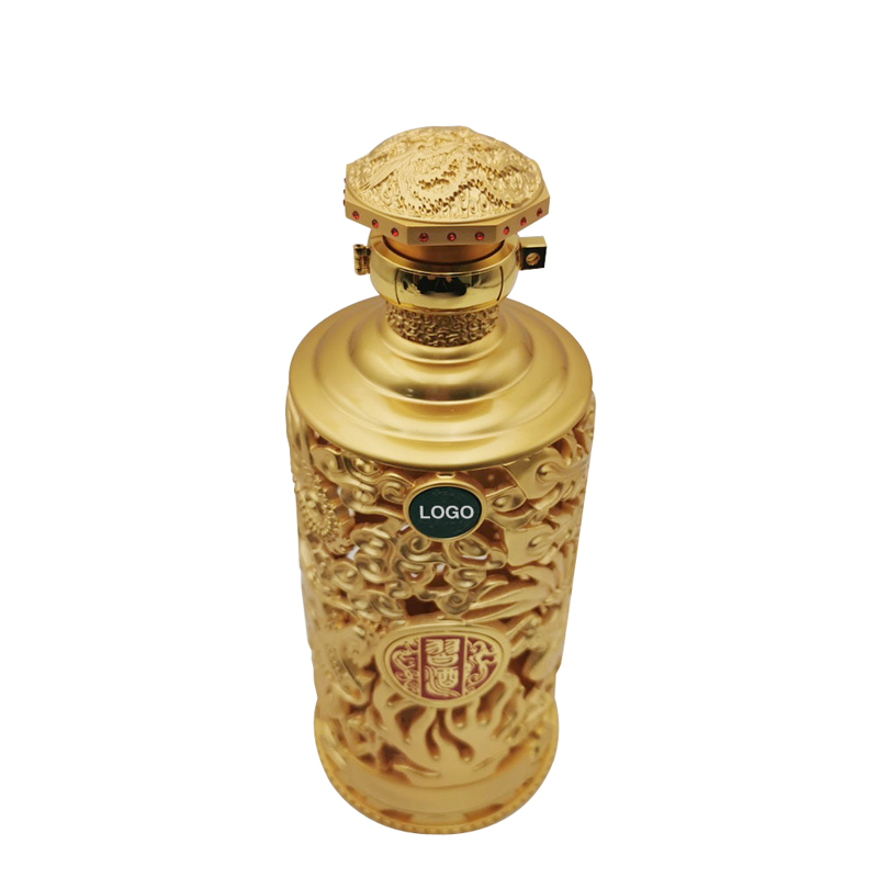 Spirits Metal Bottle Customized Zinc Alloy Die Casting