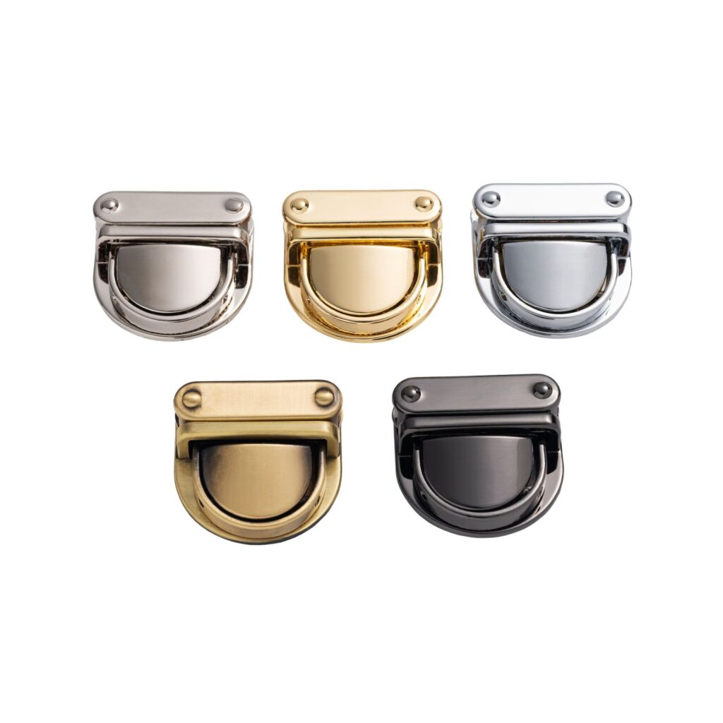 Customized Bag Lock Metal Turn Lock Twist Lock Purse Lock Bag Clasp Press Lock for Handbag