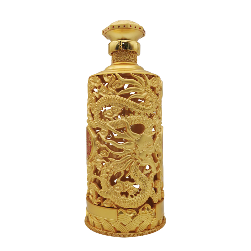 Customized Zinc Alloy Die Casting Spirits Metal Bottle