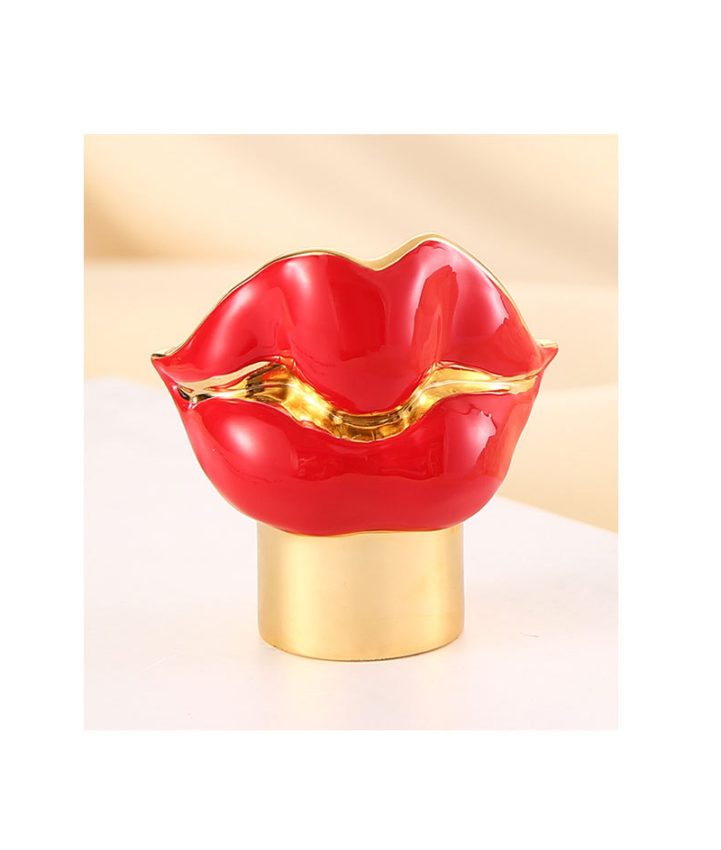 Zamak Perfume Caps Customized Lip Shaped Perfume packages OEM China Factory